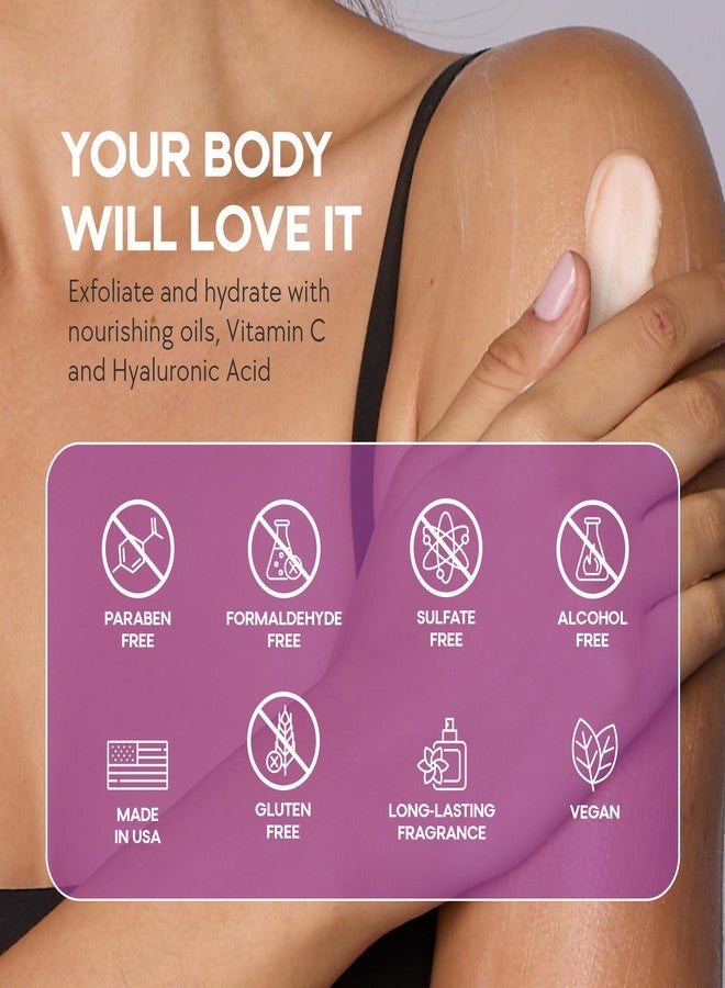 Dermasuri Exfoliating Sugar Scrub - Body Scrubber for Men & Women - Exfoliates & Removes Dead & Dry Skin for a Soft & Radiant Glow - Deep Hydration & Moisture - Coconut Passion Fruit - Image 3