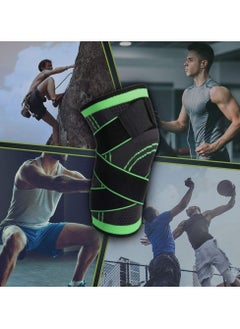 Generic Vitoki Knee Supports for Arthritis Joint Pain 1 Pack, Knee Brace for Men & Women Knee Sleeve for Meniscus Tear ACL Running Workout Basketball Gym Green  - Image 5
