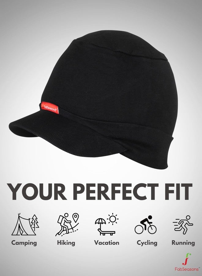 FabSeasons Cotton Skull Cap (Black) - Image 3