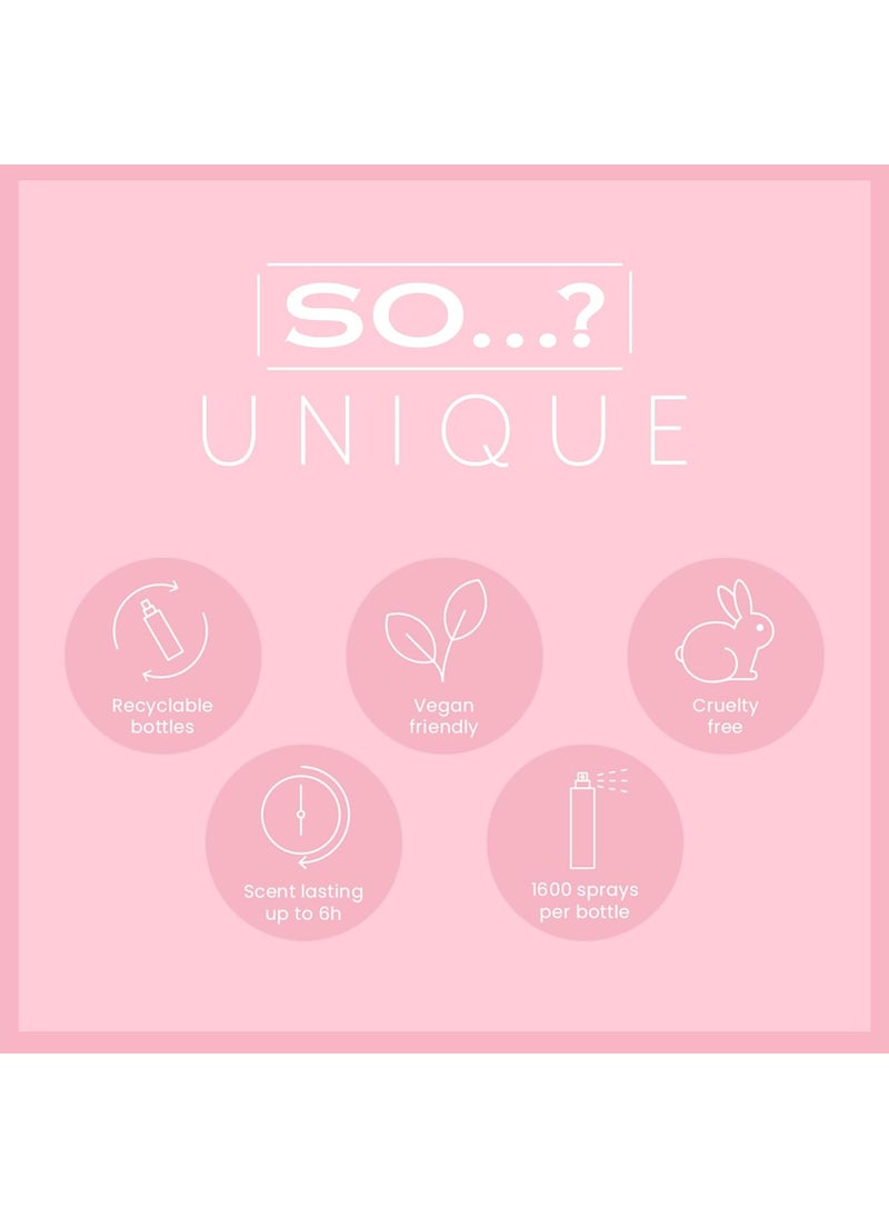 So..? So Unique Vanilla Candy Body Mist  Delightful Perfume for Women  Sweet Fruity Vanilla Perfume with Peach and Rose  Gifts for Women  51 oz  - Image 4