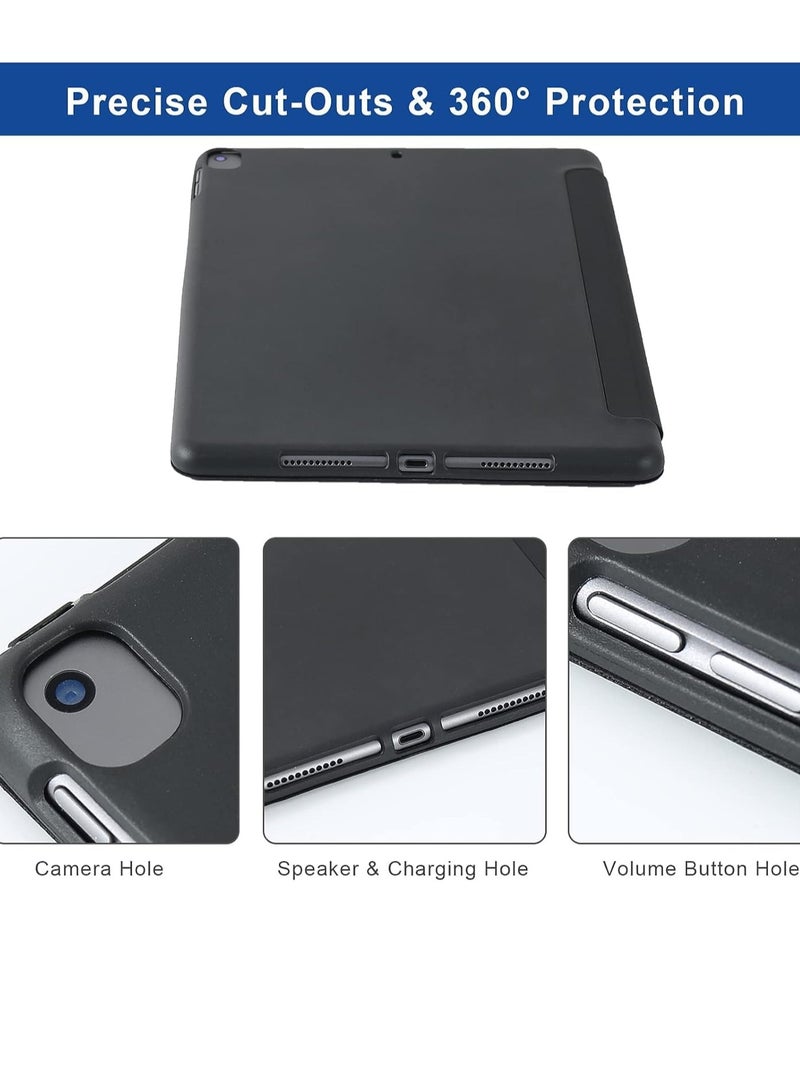 ELTRAZONE iPad 10.2 Inch Case – Compatible with iPad 9th Generation 2021, iPad 8th Generation 2020 & iPad 7th Generation 2019 – 5-in-1 Multiple Viewing Angles, Auto Wake/Sleep, Soft Back Cover, Black - Image 4