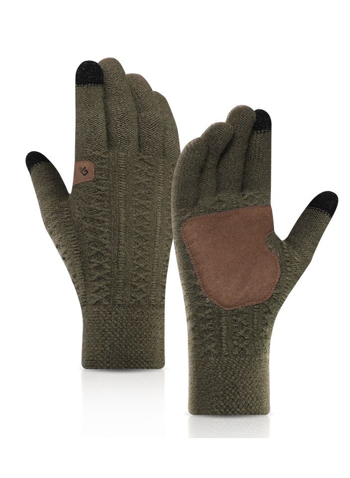 Golovejoy Men's Non-slip Fashion Casual Business Gloves 