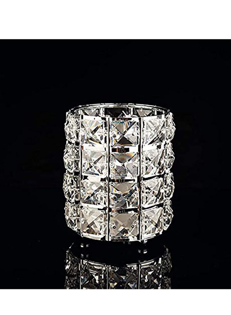 KASTWAVE Makeup Brush Holder Crystal Beads Pen Pencil Holder Storage Organizer Container - Image 5