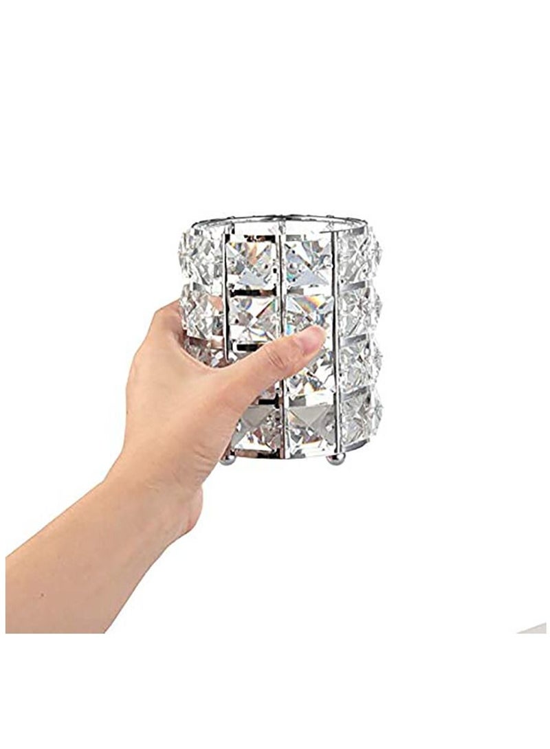 KASTWAVE Makeup Brush Holder Crystal Beads Pen Pencil Holder Storage Organizer Container - Image 4