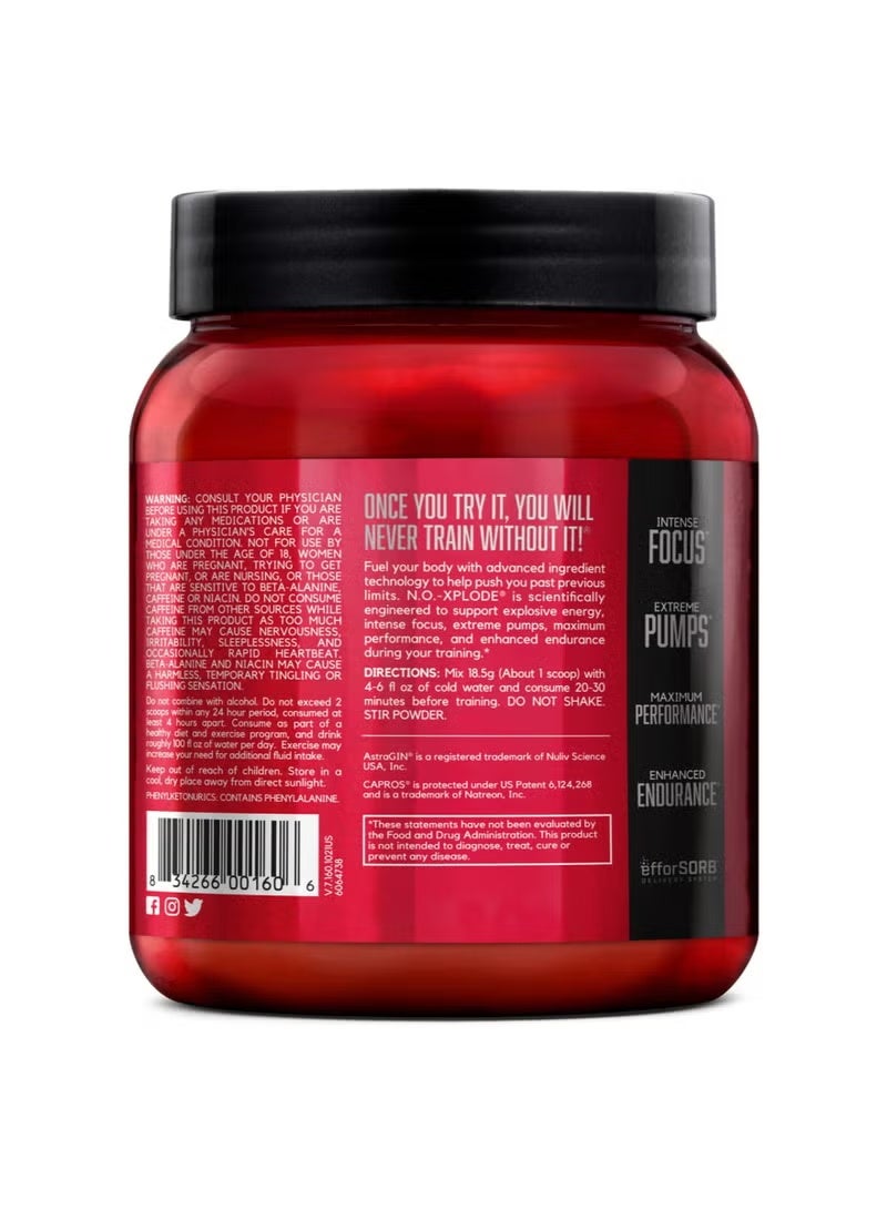 BSN N.O.-Xplode Legendary Pre-Workout Grape Flavor 30 Servings - Image 2
