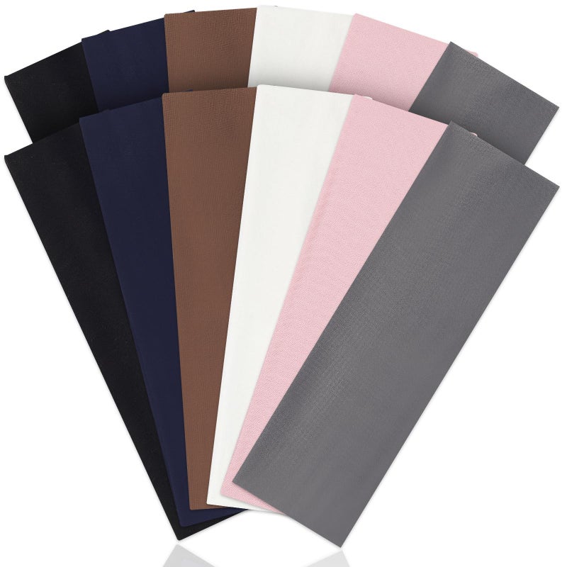 Panleding 12 Pack Sports Headbands for Women, Non-Slip Elastic Soft Hair Bands, Fashion Hair Warp for Workout, Yoga, Running, Fitness, Neutral Colors - Image 1