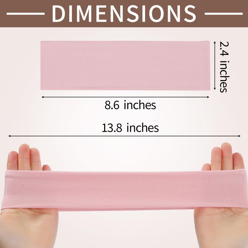 Panleding 12 Pack Sports Headbands for Women, Non-Slip Elastic Soft Hair Bands, Fashion Hair Warp for Workout, Yoga, Running, Fitness, Neutral Colors - Image 3
