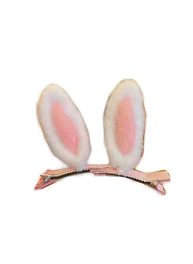 JustMyDress Easter Bunny Hair Clips Hairpins with Glitter Rabbit Ears Baby Girls HairClip JHE14 D1Pink 1 Count Pack of 1 