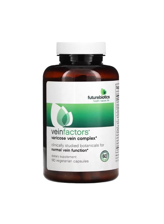 فيوتشر بايوتكس VeinFactors Varicose Vein Complex 180 Vegetarian Capsules - Image 1