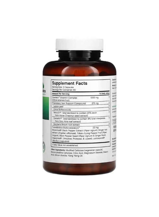 فيوتشر بايوتكس VeinFactors Varicose Vein Complex 180 Vegetarian Capsules - Image 2