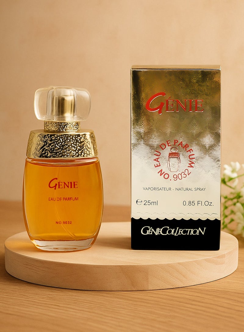 Genie Collection Luxury Women’s Perfume | Genie Collection No. 9032 | Long Lasting Perfume for Women with Fruity, Powdery & Sweet Notes Luxury EDP 25ml - Image 1