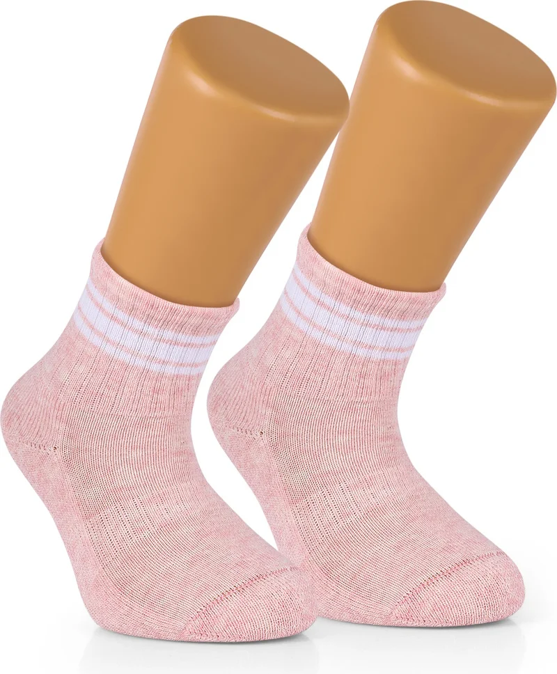 اوزي سوكس 4 Pairs Cotton Baby Girl Kids Striped Socks