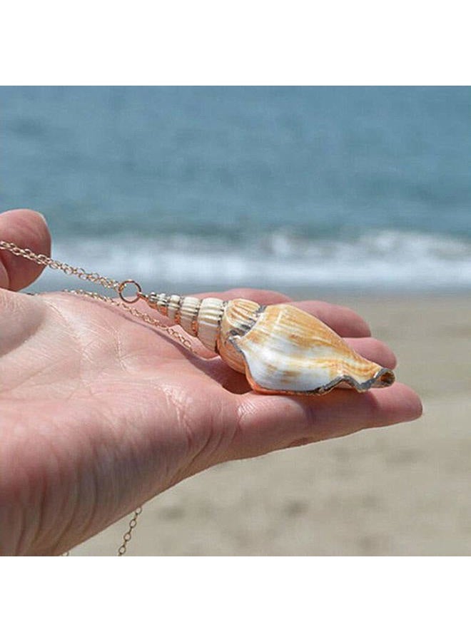 ARTMISS Women Long Y Necklace Shell Pendant Necklace Starfish Gold Chain for Girls - Image 4