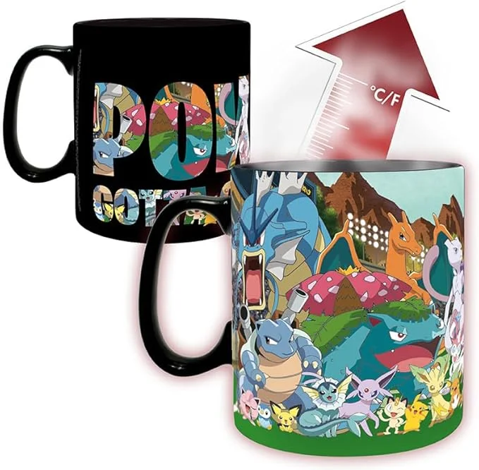 ABYstyle Heat Change Mug  –  Pokémon: Gotta Catch em' All  –  460 mL