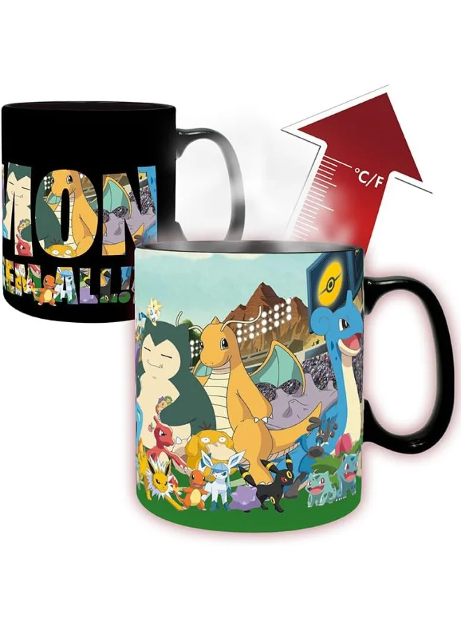 ABYstyle Heat Change Mug  –  Pokémon: Gotta Catch em' All  –  460 mL