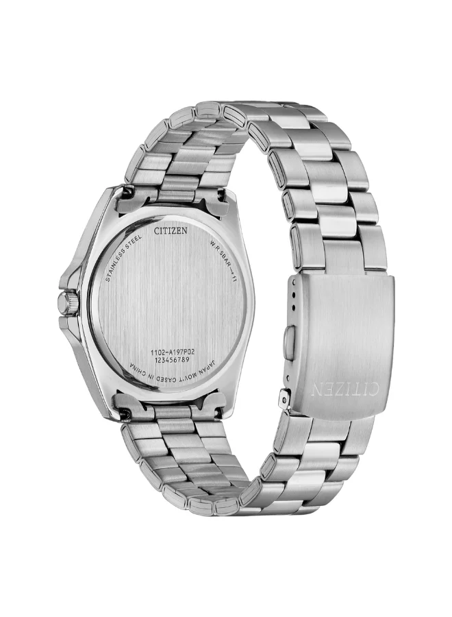 CITIZEN Men's Stainless Steel Eco-Drive Watch BF0581-54A - 39.4 mm