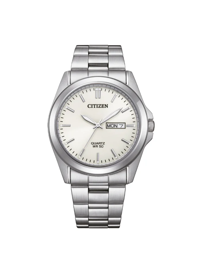 CITIZEN Men's Stainless Steel Eco-Drive Watch BF0581-54A - 39.4 mm