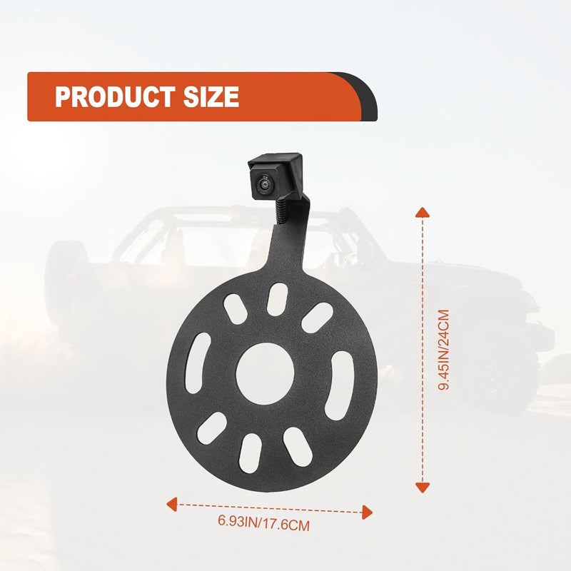 Vrasly Spare Tire Backup Camera for Jeep Wrangler 2007-2018 - Waterproof Wide Angle with OEM Monitor Adapter - Image 3