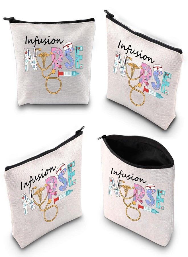 XYANFA Infusion Nurse Makeup Bag Infusion Nurse Gift Infusion Therapy Nurse IV Nurse Gift Chemo Nurse RN Nurse Apprecition Zipper Pouch (INFUSION NURSE) - Image 5