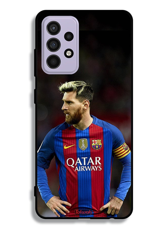 Tolwak Samsung Galaxy A52 4G Protective Case Cover Messi Barcelona - Image 1