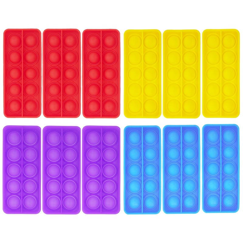 Anemeeoke Ten Frame Popper Stress Relieve Math Fidget Sensory Counting Toys Educational Toy for Kids Classroom Group Learning ActivitiesPack of 12 - Image 3