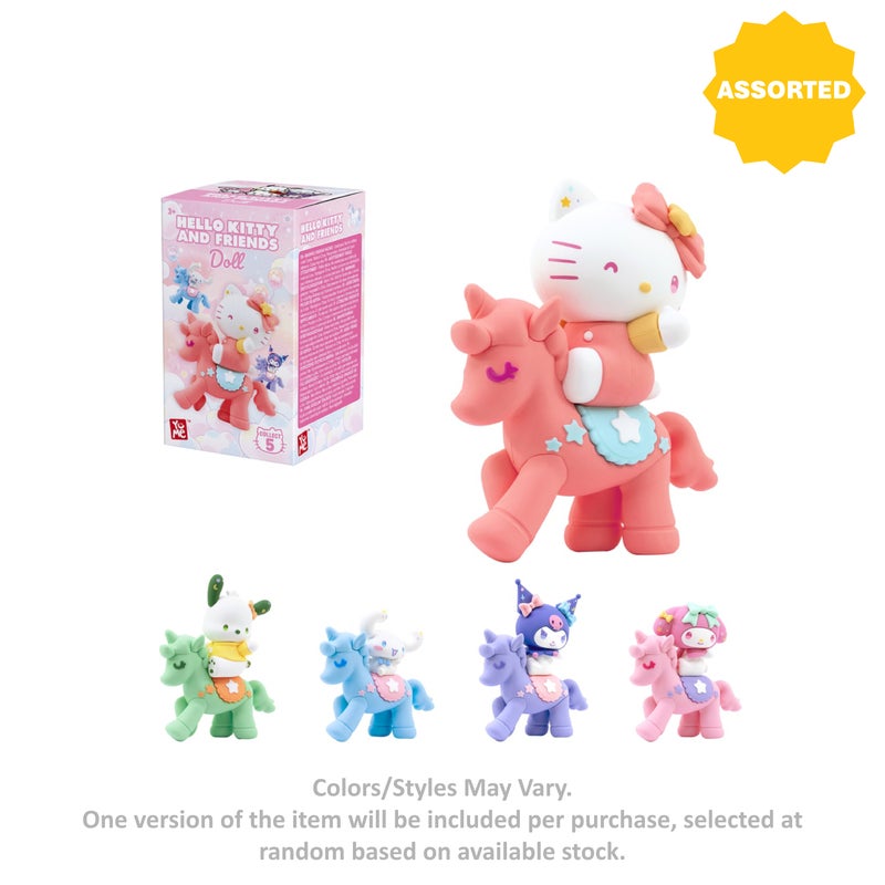 YuMe Sanrio Hello Kitty and Friends Unicorn Series Mystery Doll (7 cm, Assorted) - Image 1