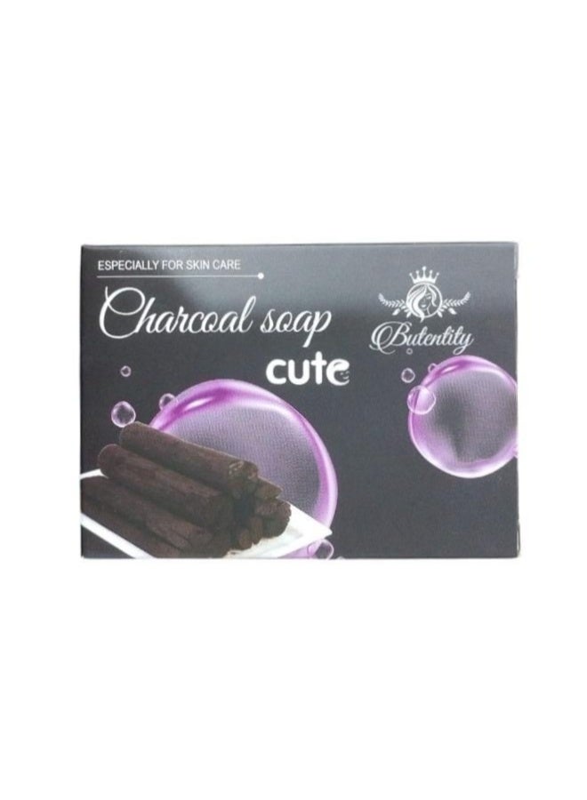 Butentity Charcoal Soap Cute 100 gm - Image 2