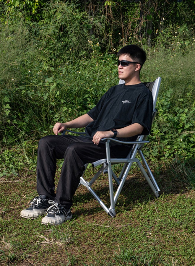 دي بي تي كرسي مخيمات فاخر قابل للطي  يتحمل 120 كجم - Image 2