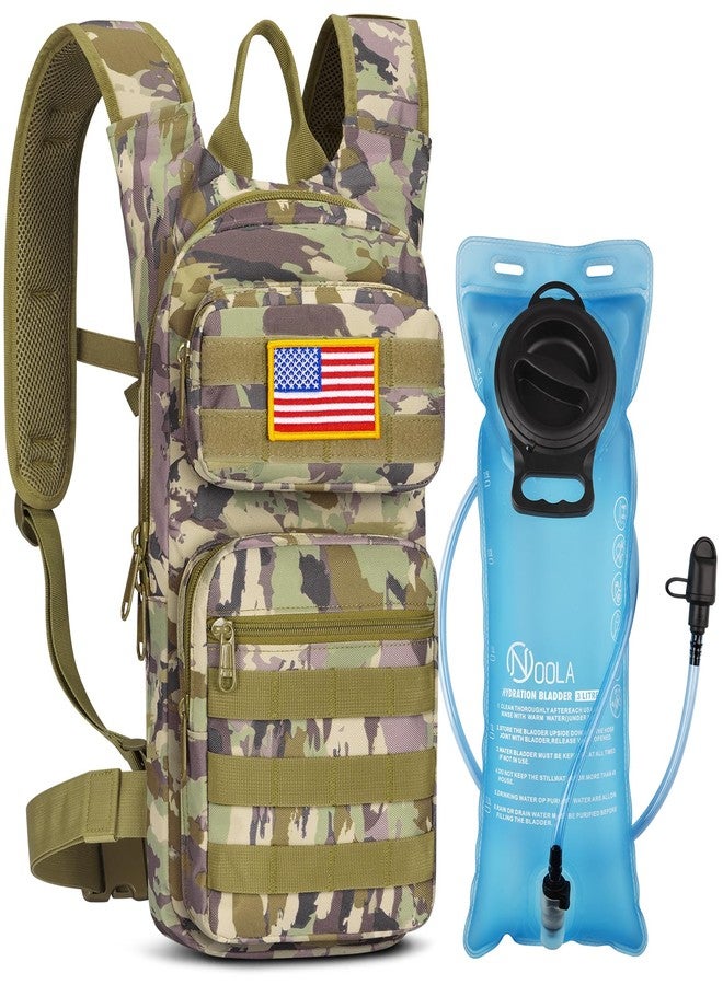 NOOLA Hydration Backpack with 3L TPU Water Bladder, Tactical Molle Water Backpack for Men Women, Hydration Pack for Hiking, Biking, Running and Climbing, Auriclash - Image 1
