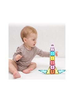 PicassoTiles PicassoTiles Mini Diamond Collection Travel Size Magnetic Building Block Set ( 30 Pieces )  - Image 4