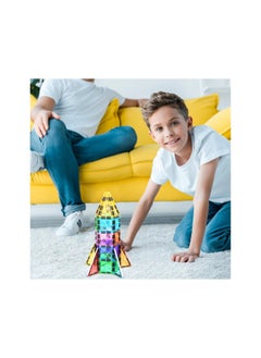 PicassoTiles PicassoTiles Mini Diamond Collection Travel Size Magnetic Building Block Set ( 30 Pieces )  - Image 2