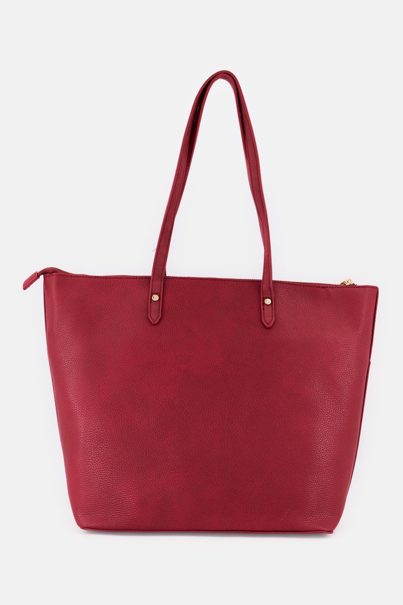 Lavie حقيبة توت بشعار العلامة التجارية للنساء، حمراء - Image 2