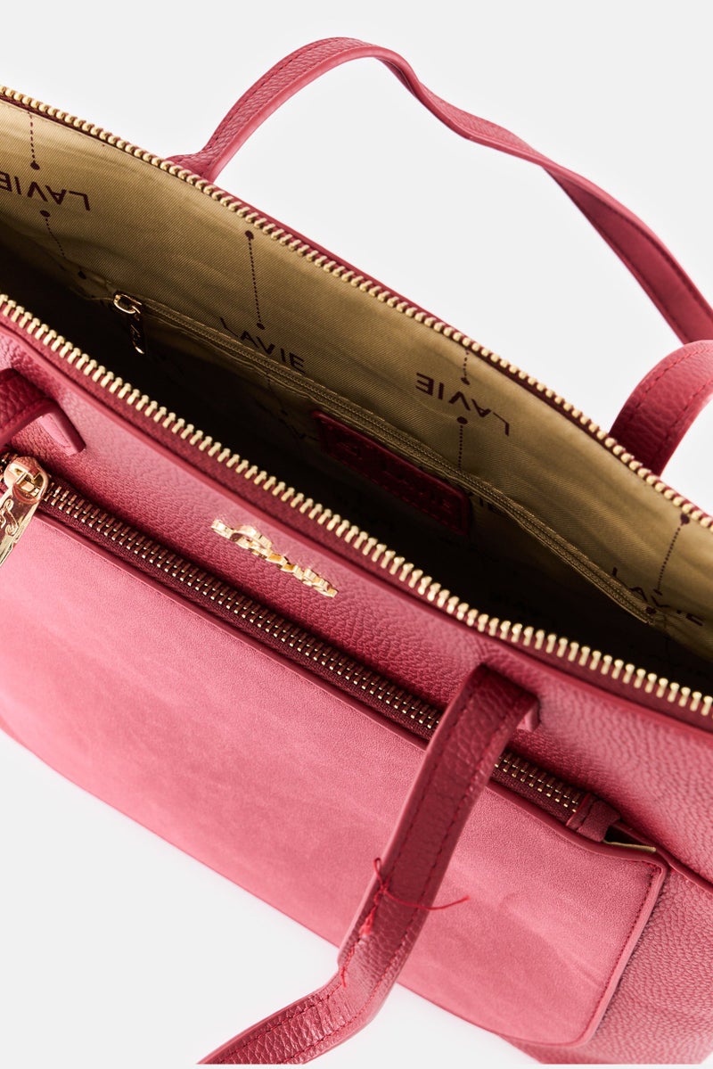 Lavie حقيبة توت بشعار العلامة التجارية للنساء، حمراء - Image 3