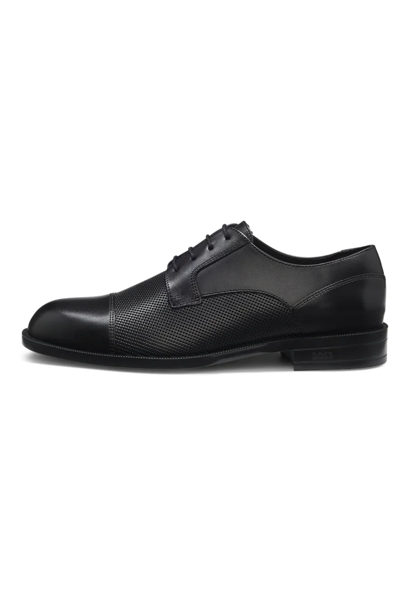 BOSS  Cap-toe Derby shoes in leather for Men | Best Price UAE