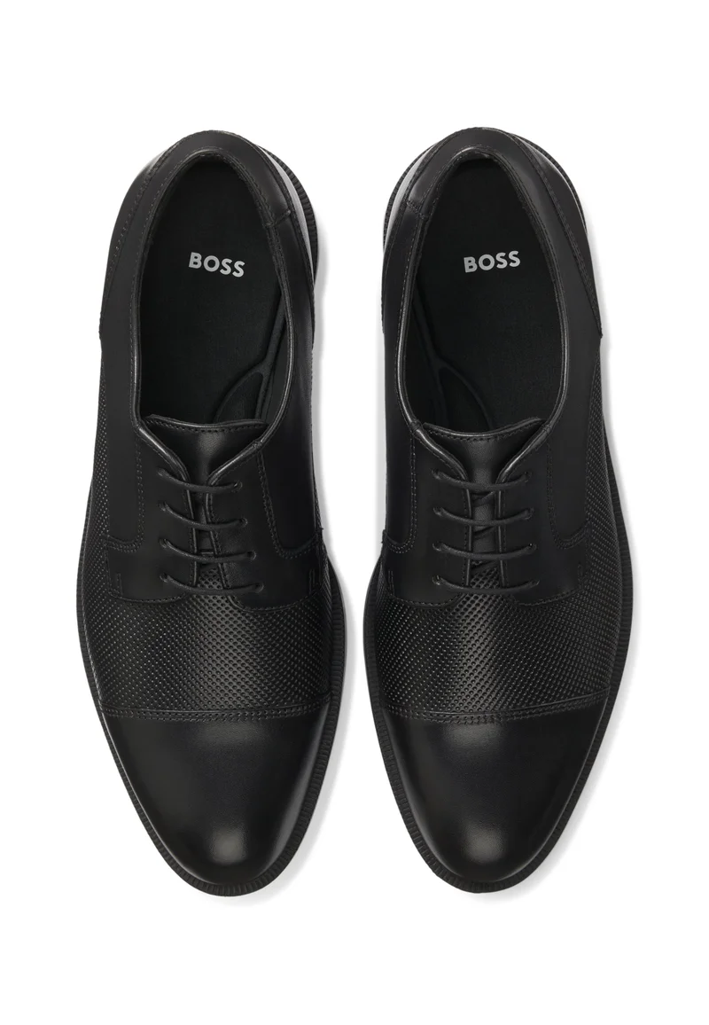 BOSS  Cap-toe Derby shoes in leather for Men | Best Price UAE