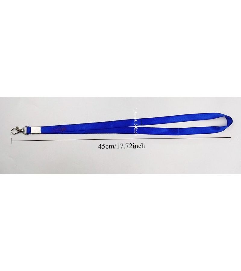 Orange Red Lanyard with Card Holder for ID Badge Bus Pass - Image 2