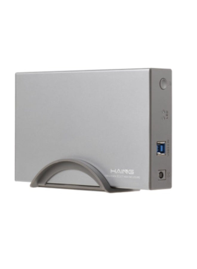 Haing حاوية قرص صلب خارجي من الألمنيوم SATAIII إلى USB 3.0 بحجم 3.5 بوصة - Image 1