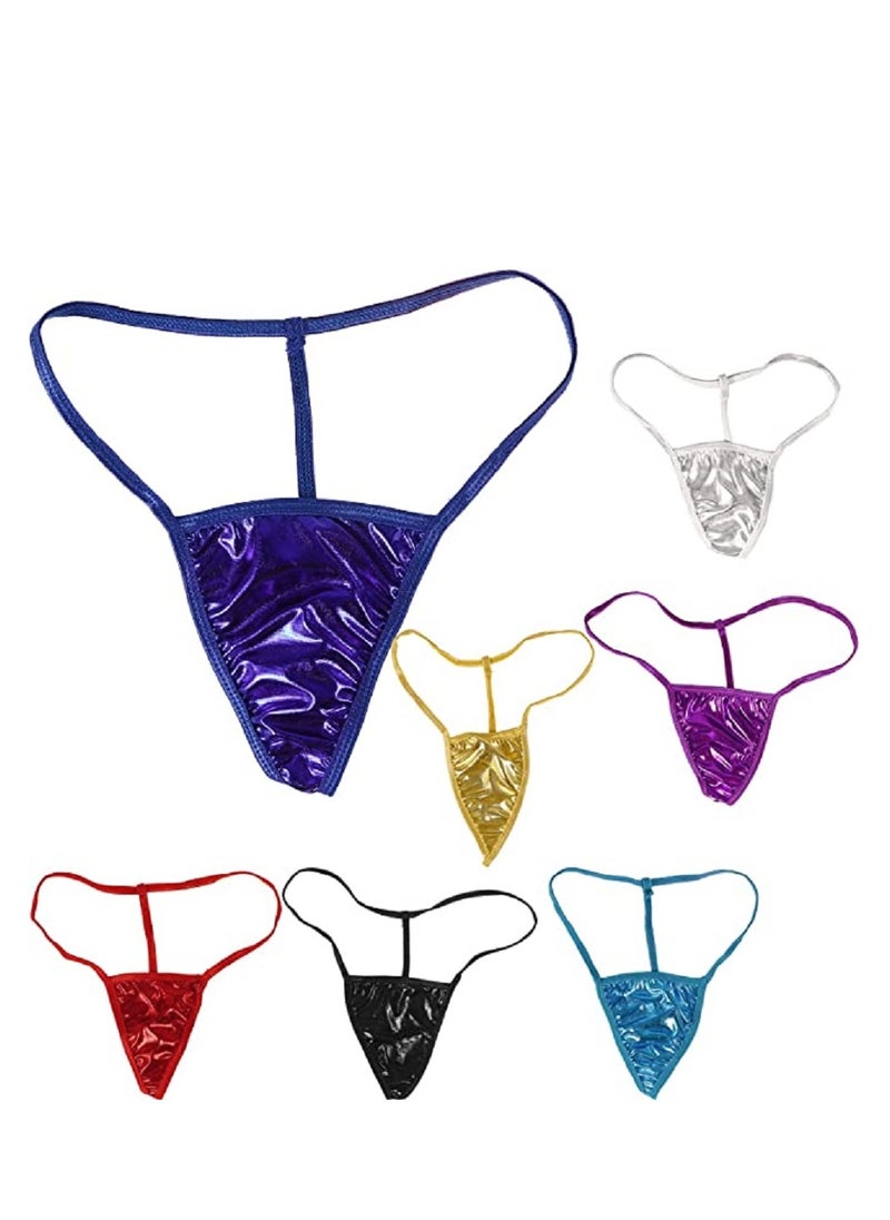 Generic Women Solid Leather Low Waist G String Convertible Under Wear pants.  - Image 2