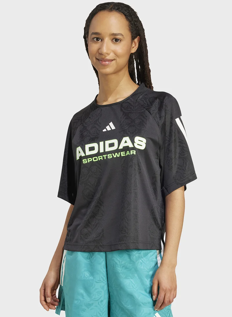 Adidas Tiro X Common Goal Jacquard T-Shirt