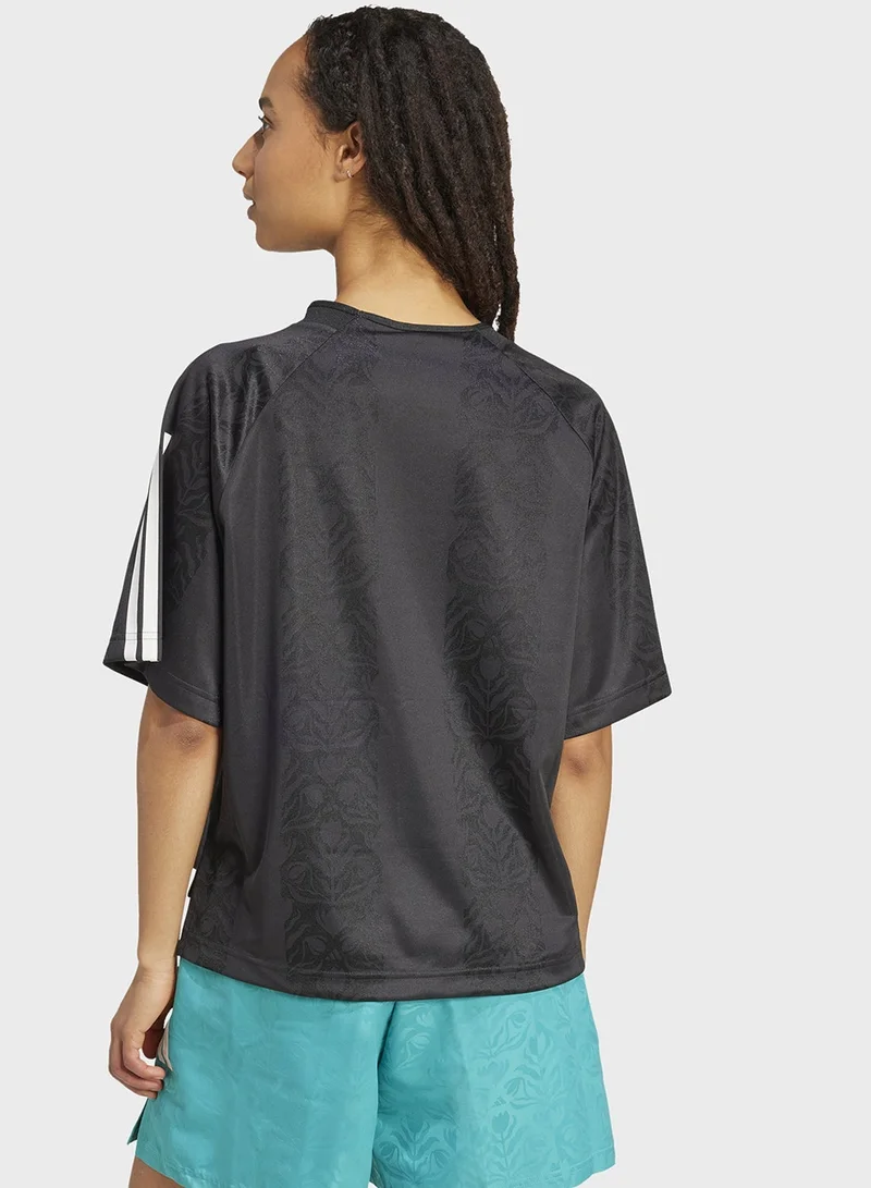 Adidas Tiro X Common Goal Jacquard T-Shirt