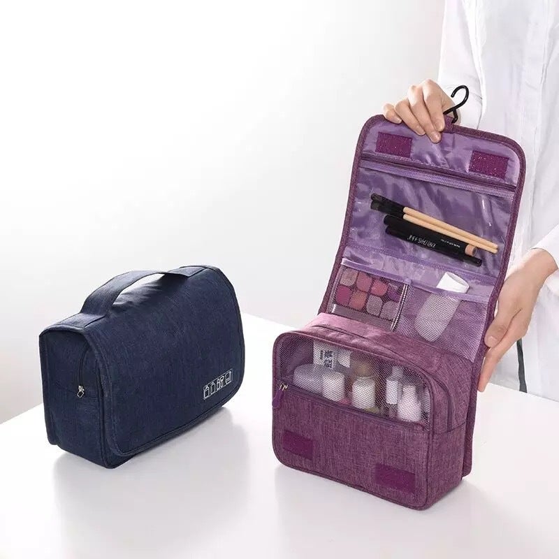 Cationic New Hook Wash Bag Foldable Waterproof Travel Storage Bag Multifunctional Cosmetic Bag For Hair - Image 5