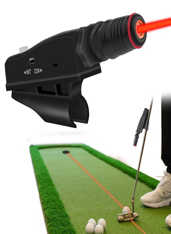 Xoxocos Indoor Golf Putting Training Aid with Two Modes, Alignment Tool for Precision Putting, Red Line Putting Trainer, Cool Golf Gift for Golfers - Image 1