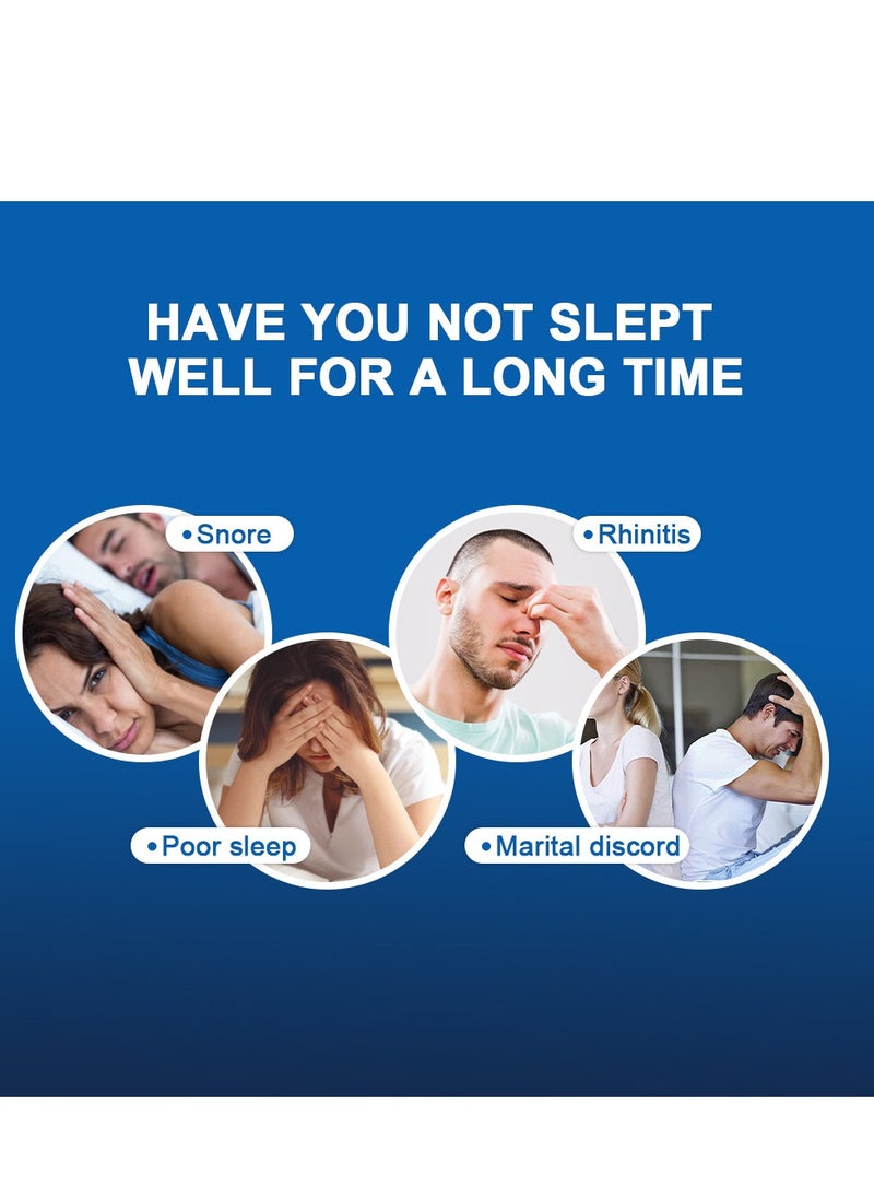 Snoring Spray - 30ml Anti-Snore Spray for Improved Breathing, Effective Solution to Reduce Snoring, Enhances Sleep Quality and Deep Sleep, Relieves Nasal Congestion and Discomfort