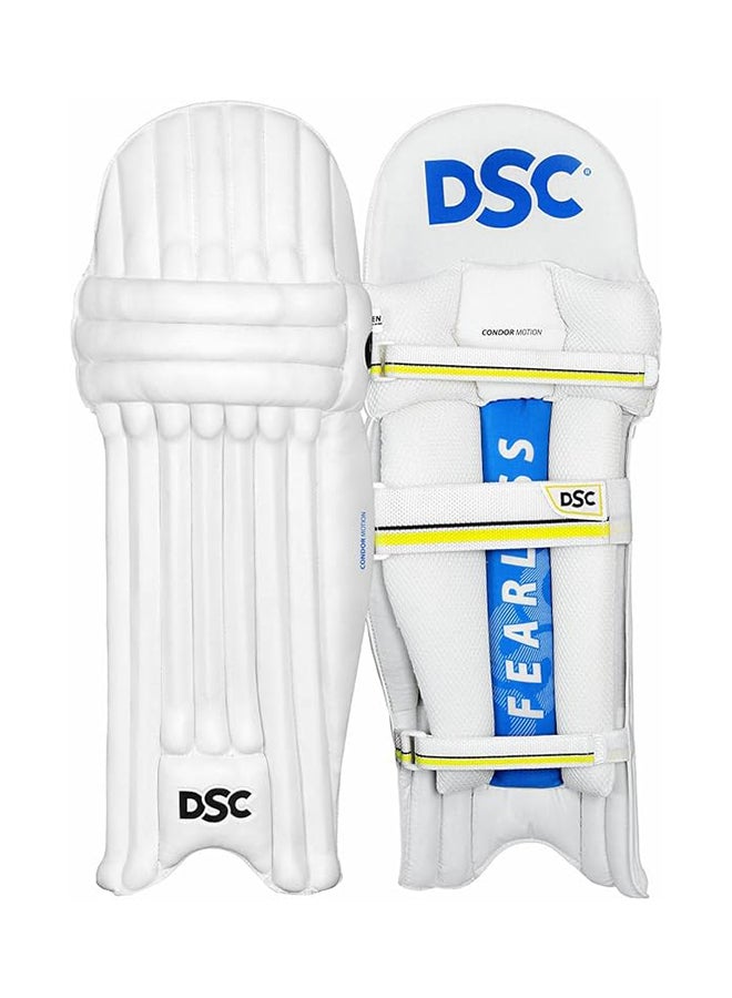 DSC Condor Motion Leather Cricket Batting Legguard | Supportive Fit | Durable Build | Performance-Enhancing  - Image 1