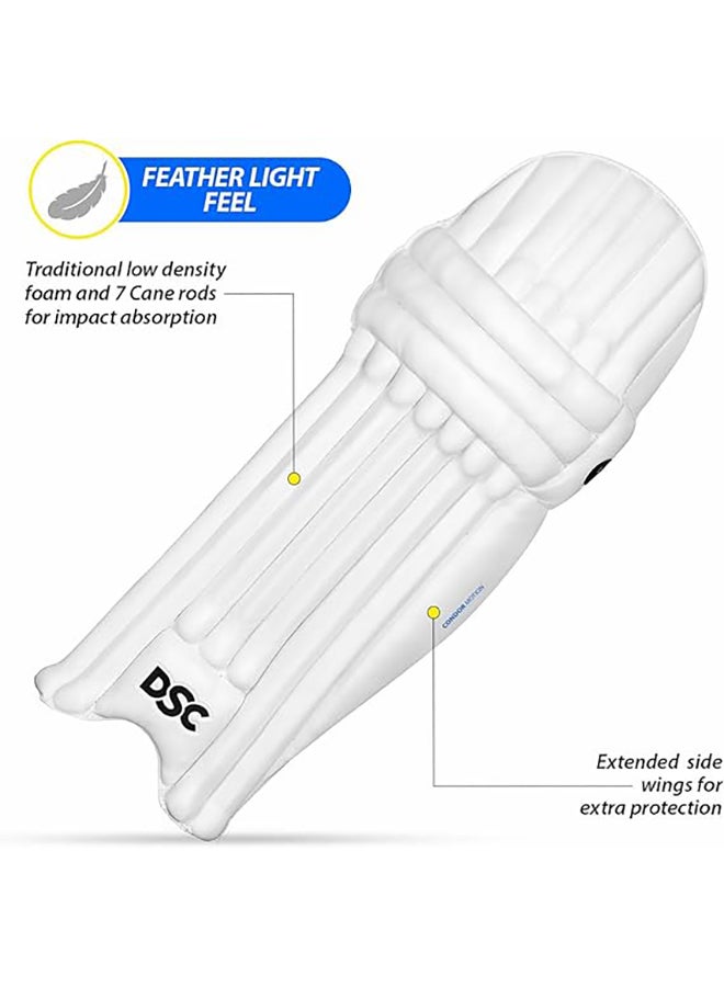 DSC Condor Motion Leather Cricket Batting Legguard | Supportive Fit | Durable Build | Performance-Enhancing  - Image 2
