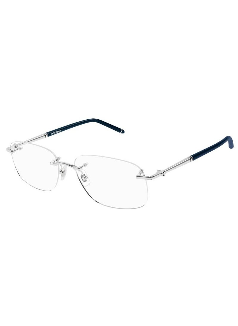 MONTBLANC Mont Blanc Rectangle MB0071O 005 56 Eyeglass Frame  - Image 1