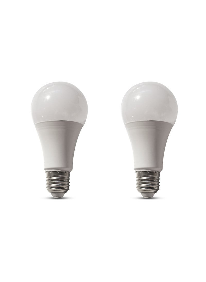 El Rawda Lighting 2 Bulbs, 12 Watt, White Light 