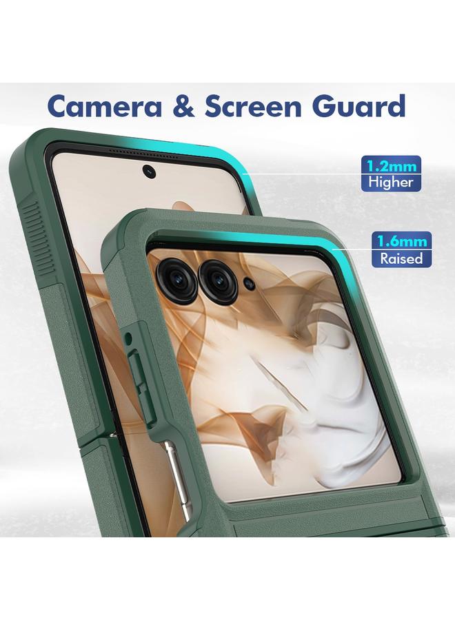 اس-توب جراب لهاتف Motorola Razr 50 2 في 1 PC + جراب هاتف TPU - Image 2