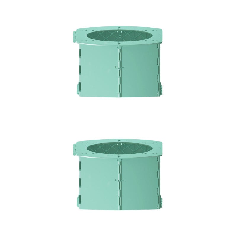 2 pcs Baby Folding Toilet Portable Travel Potty Foldable Training Toilet - Image 1