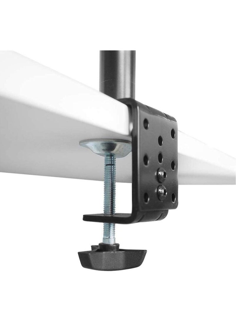 حامل شاشة LED LCD قابل للتعديل على المكتب، حامل متين لـ 4 شاشات مقاس 18-29 بوصة | ارتفاع قابل للتعديل | ألعاب | تداول | تحرير الفيديو - Image 5